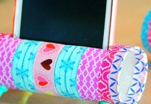 Doma narejeno stojalo za telefon